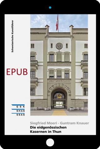 Cover «EPUB Die eidgenössischen Kasernen in Thun»