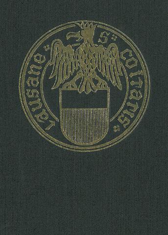 Band 71. Vaud IV. Lausanne. Villages, hameaux et maisons de l’ancienne campagne lausannoise