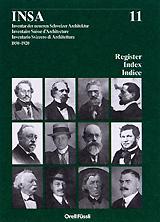 INSA Band 11: Register, Index, Indice