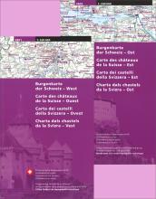 Burgenkarte der Schweiz in zwei Blättern