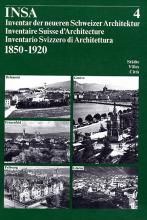 INSA Band 4: Delémont, Frauenfeld, Fribourg, Genève, Glarus